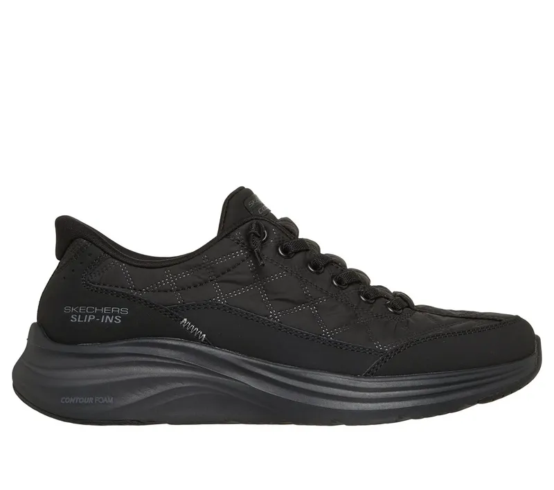 Skechers Slip-ins: Contour Foam Sneaker Zwart | 150404_BBK