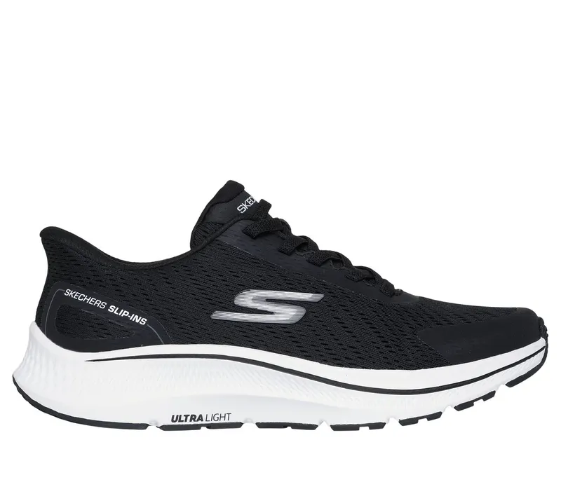Skechers Slip-ins: GO RUN Consistent 2.0 – Worldview Sneaker Zwart/Wit | 220880_BKW