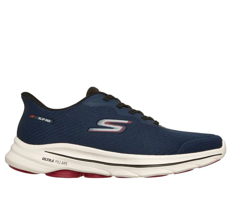 Skechers Slip-ins: GO WALK 8 – Pate Sneaker Marine/Rood | 216783_NVRD
