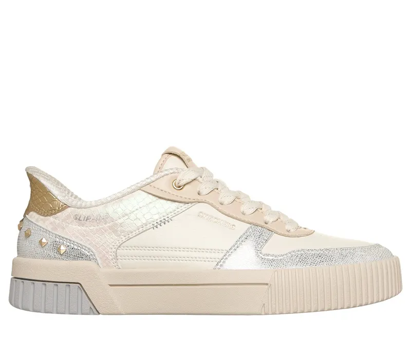 Skechers Slip-ins: Jade – Studded Glow Slip-On Sneaker Gebroken Wit “Jade/Glow” | 185367_OFWT