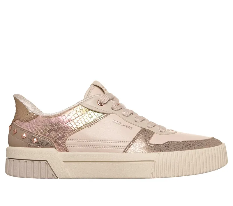 Skechers Slip-ins: Jade – Studded Glow Slip-On Sneaker Taupe “Jade/Glow/Taupe” | 185367_TPE
