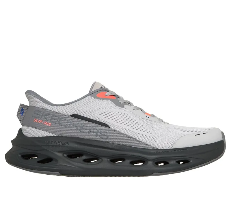 Skechers Slip-ins: Max Cushioning Glide-Step – Advert Sneaker Grijs/Zwart | 220421_GYBK