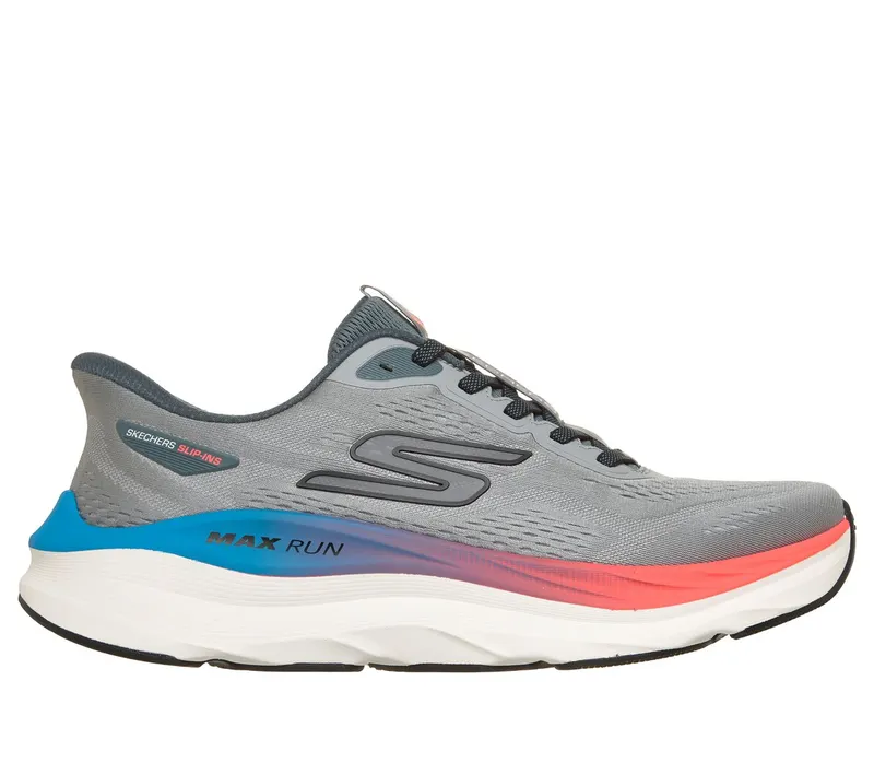 Skechers Slip-ins: Max Run Sneaker Grijs | 221000_GYMT