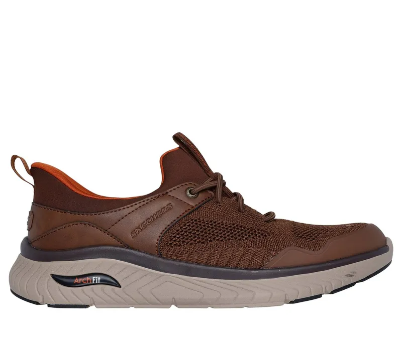 Skechers Slip-ins Relaxed Fit: Arch Fit Crosser – Emeric Sneaker Bruin | 205340_BRN