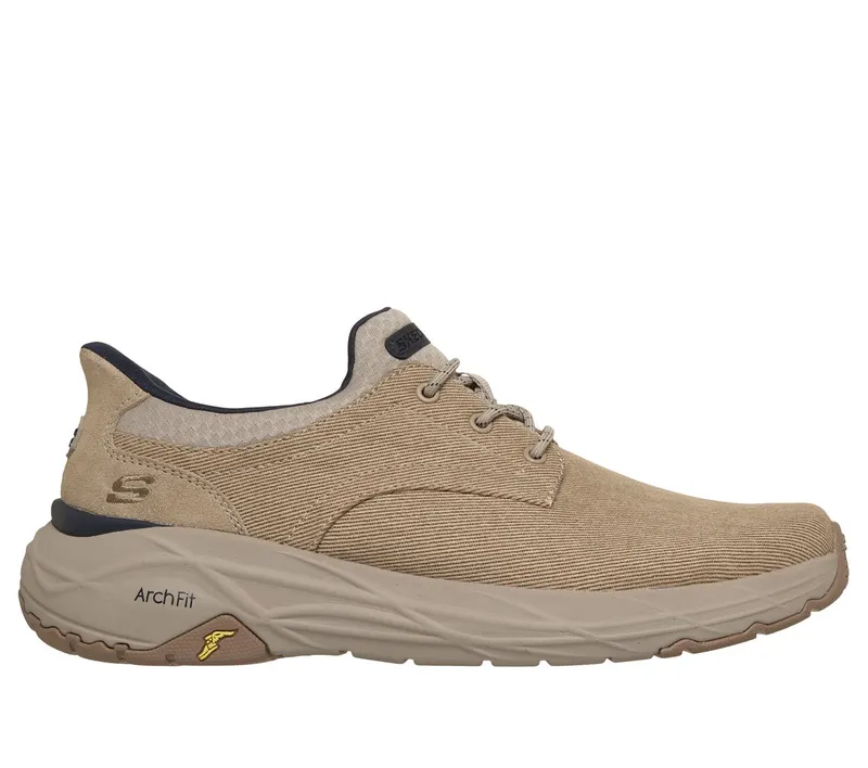 Skechers Slip-ins Relaxed Fit: Arch Fit Maverick – Wolfe Sneaker Taupe | 205795_TPE