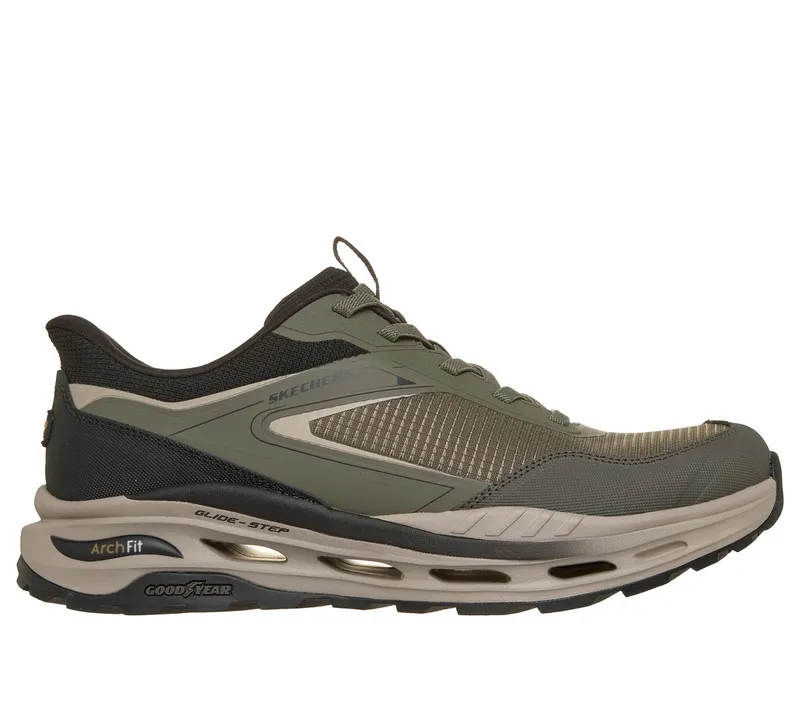 Skechers Slip-ins Relaxed Fit: Arch Fit Orvan Ultra – Talon Sneaker Olijf | 211403_OLV
