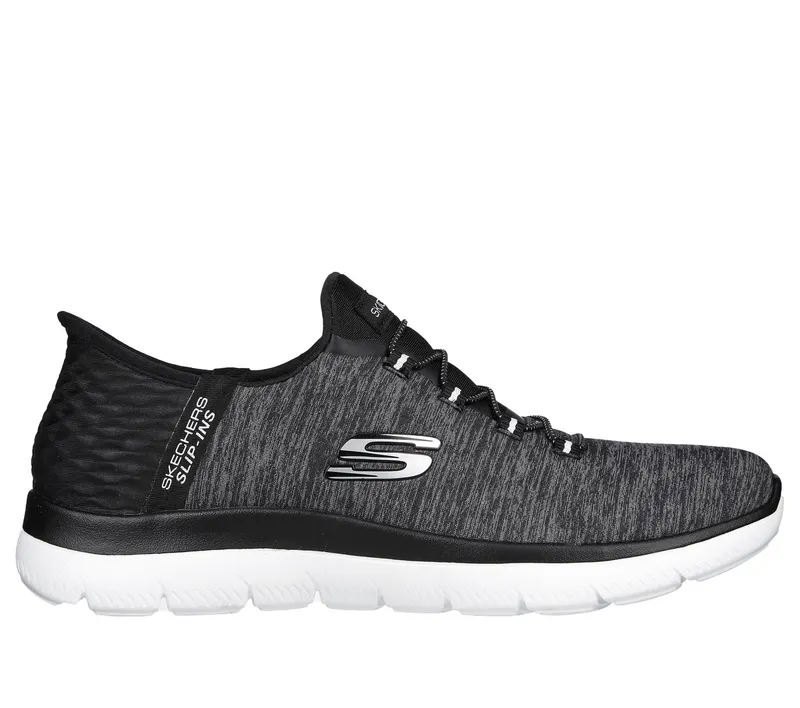 Skechers Slip-ins: Summits – Dazzling Haze Sneaker Zwart/Wit | 149937_BKW