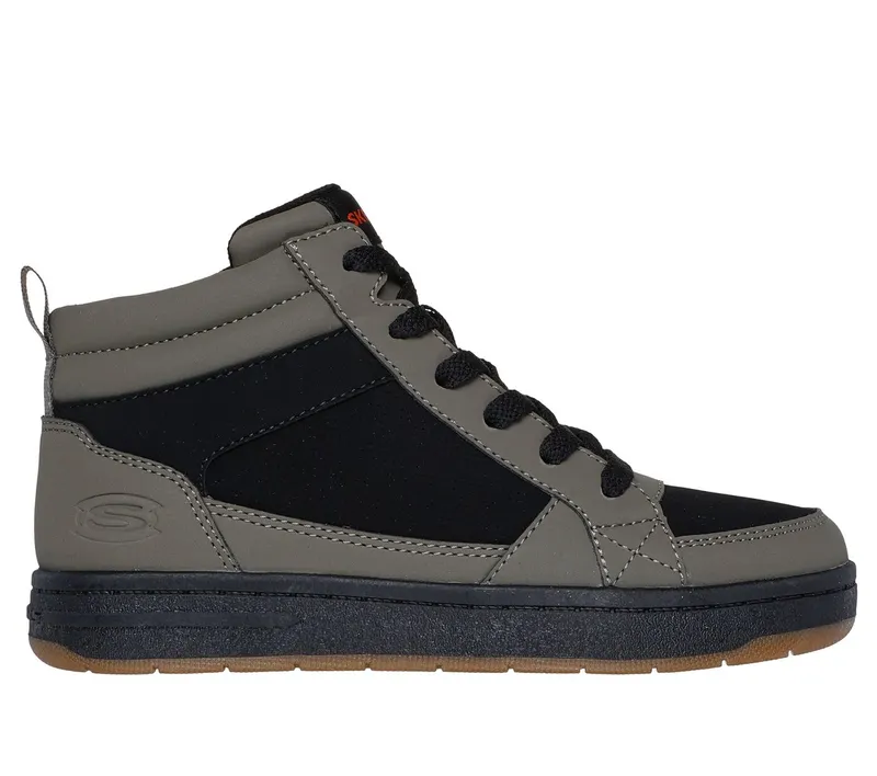 Skechers Smooth Street – Cozy Zip Sneaker Olijf/Zwart | 405618L_OLBK