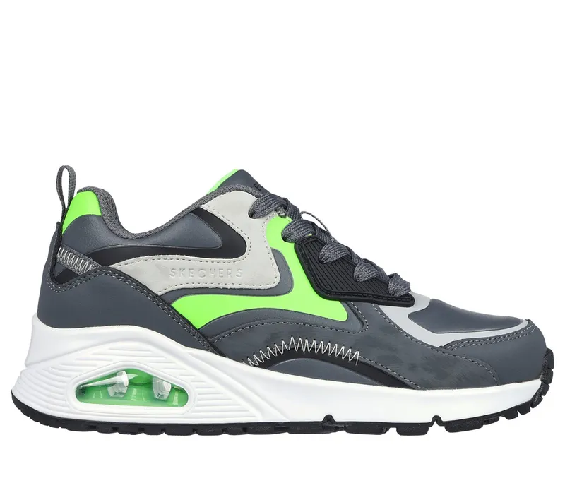 Skechers UNO Gen1 – Color Surge Sneaker Houtskool/Limoen | 403647L_CCLM