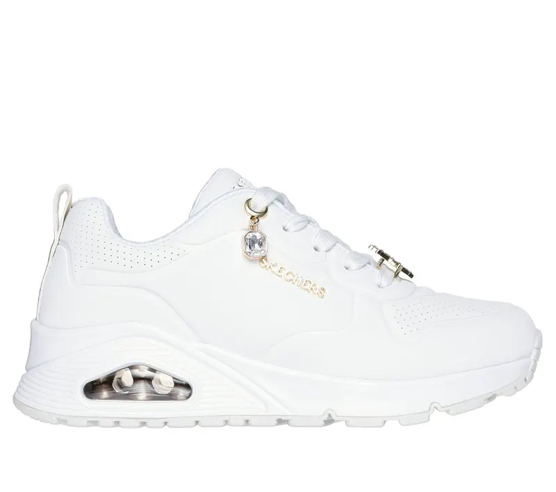 Skechers UNO Gen1 – Trendy Jewels Sneaker Wit/Goud | 310562L_WGD