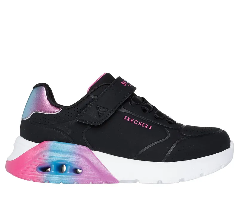Skechers UNO Lite 2.0 – Vivid Metallic Sneaker Zwart | 310435L_BKMT