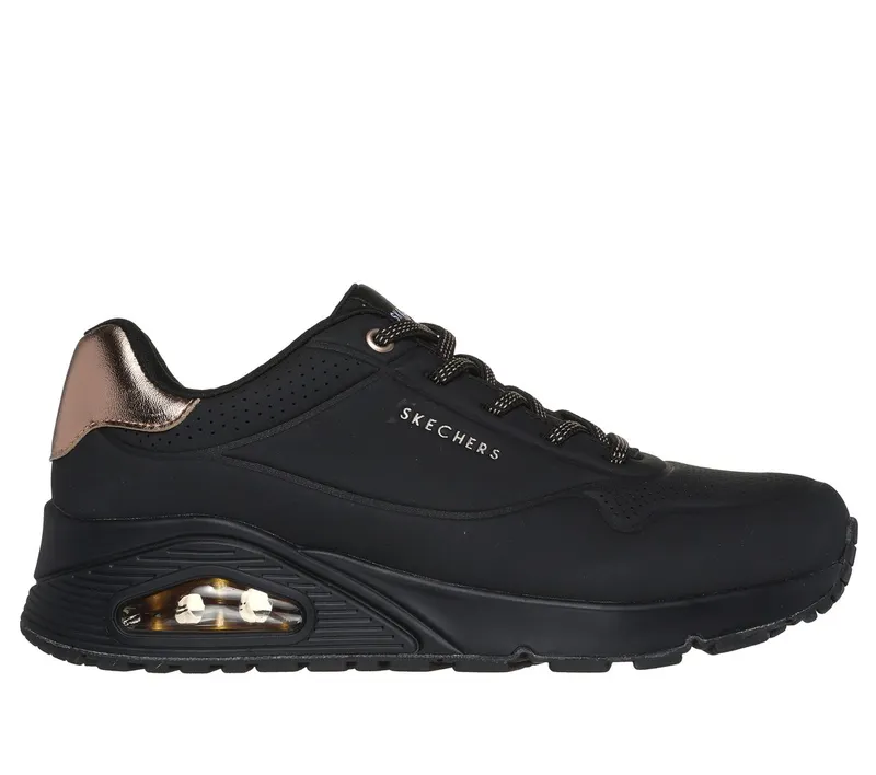 Skechers UNO – Shimmer Away Sneaker Zwart | 155196_BBK
