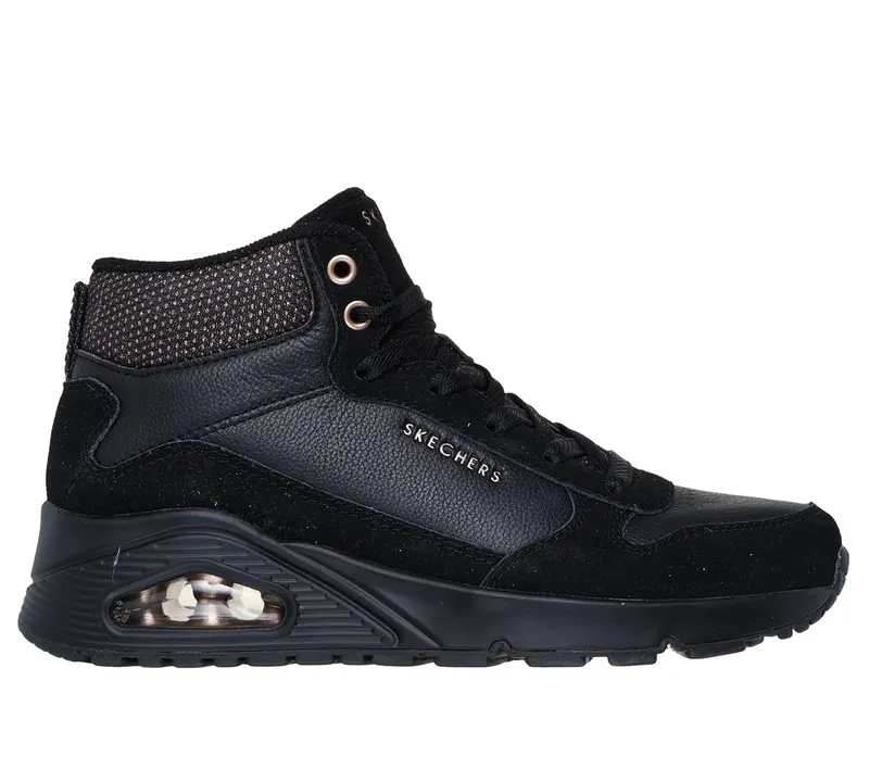 Skechers UNO – Stacre Shine Sneaker Zwart | 177181_BBK