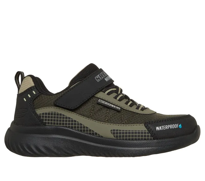 Skechers Waterproof: Bounder 2.0 – Aqua Pace Sneaker Zwart/Olijf | 406341L_BKOL