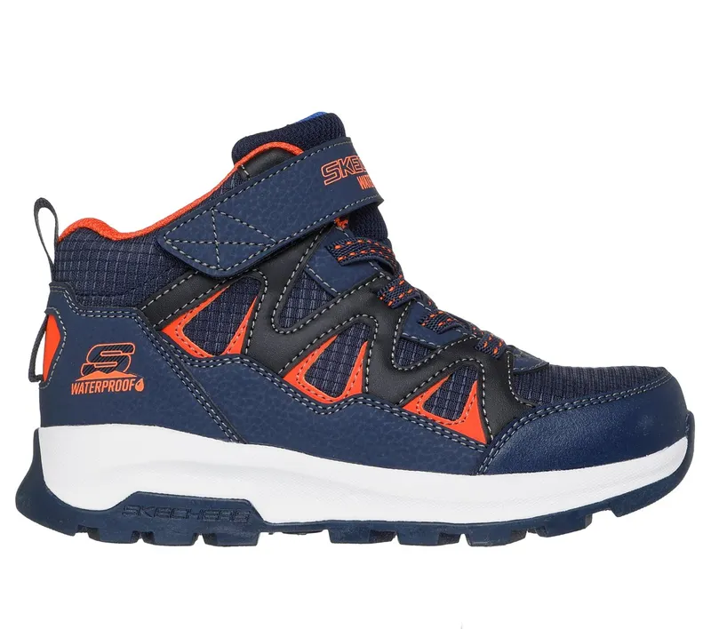 Skechers Waterproof: Storm Blazer – Drizzle Squad Sneaker Marine/Oranje | 406377L_NVOR
