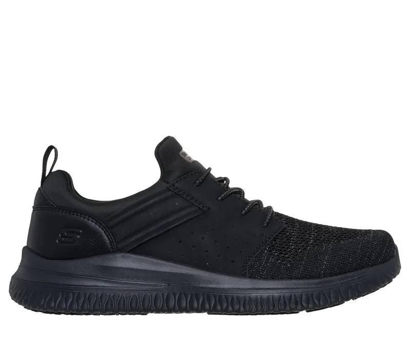 Skechers Work Slip-Resistant: Delson 3.0 – Oteron Sneaker Zwart | 200291EC_BLK