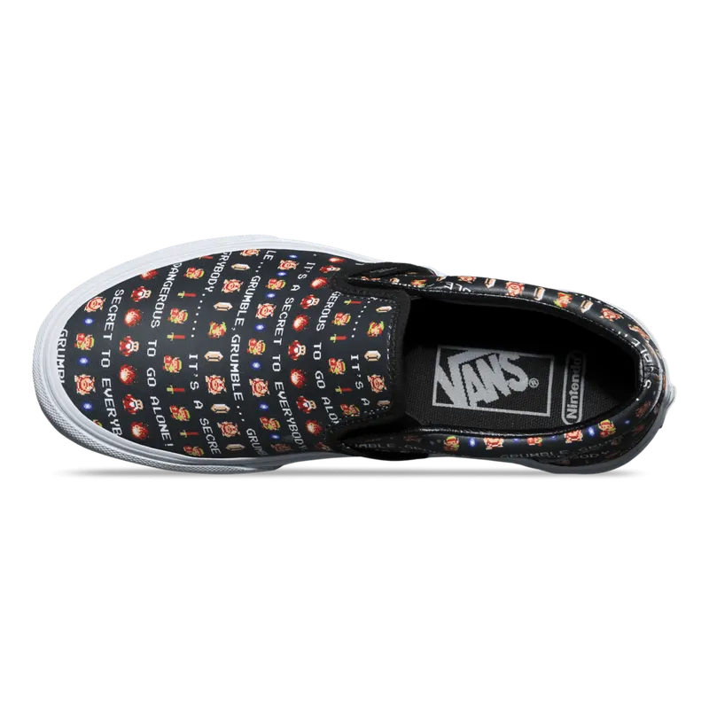 VANS Nintendo Classic Slip-on Schoenen Zwart (VN0004MPJRD)
