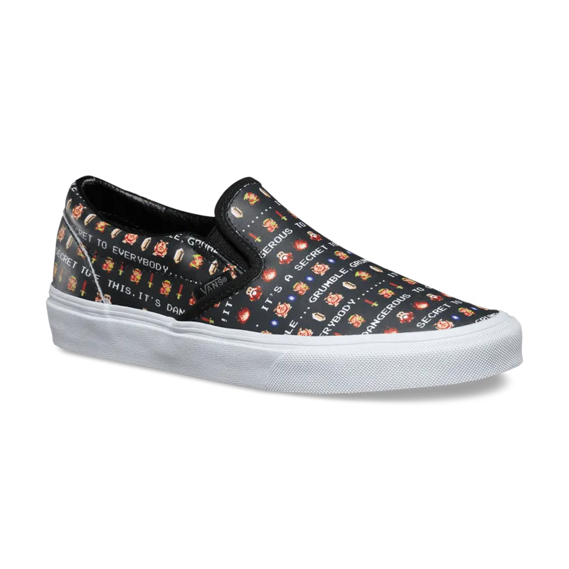 VANS Nintendo Classic Slip-on Schoenen Zwart (VN0004MPJRD)
