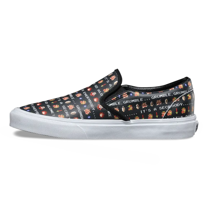 VANS Nintendo Classic Slip-on Schoenen Zwart (VN0004MPJRD)