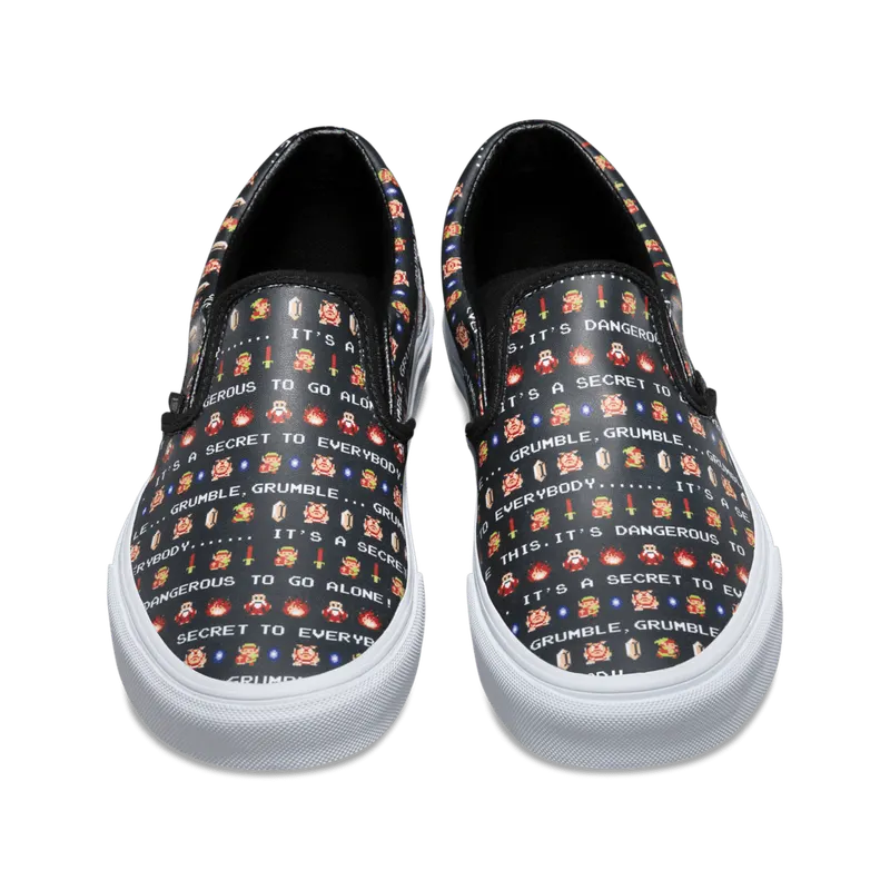 VANS Nintendo Classic Slip-on Schoenen Zwart (VN0004MPJRD)