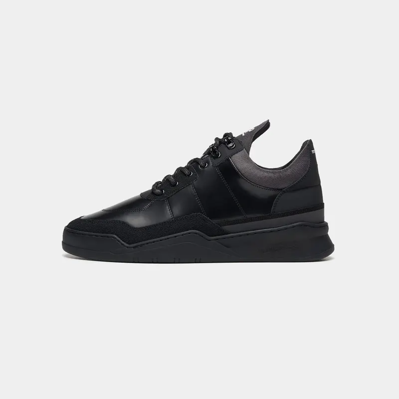 Filling Pieces Low Top Ghost Radar All Black