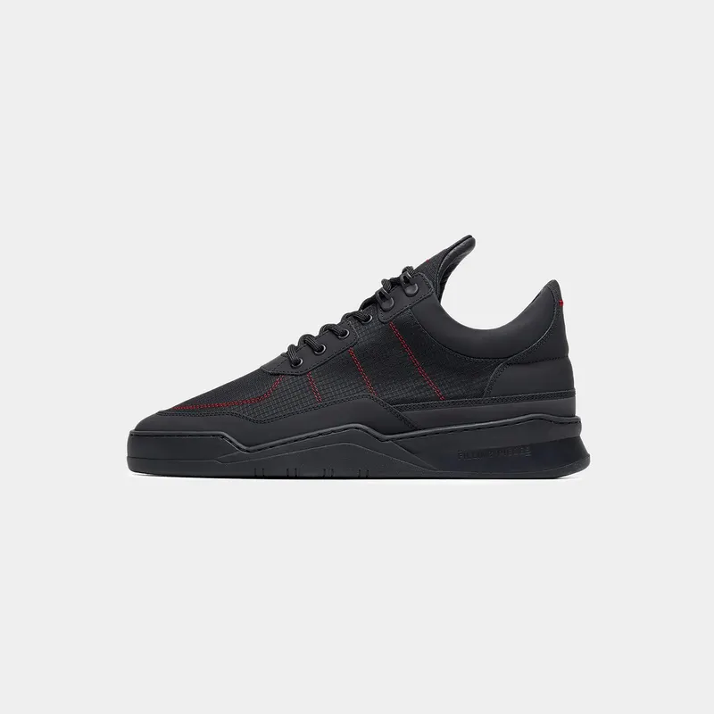 Filling Pieces Low Top Ghost Tweek All Black