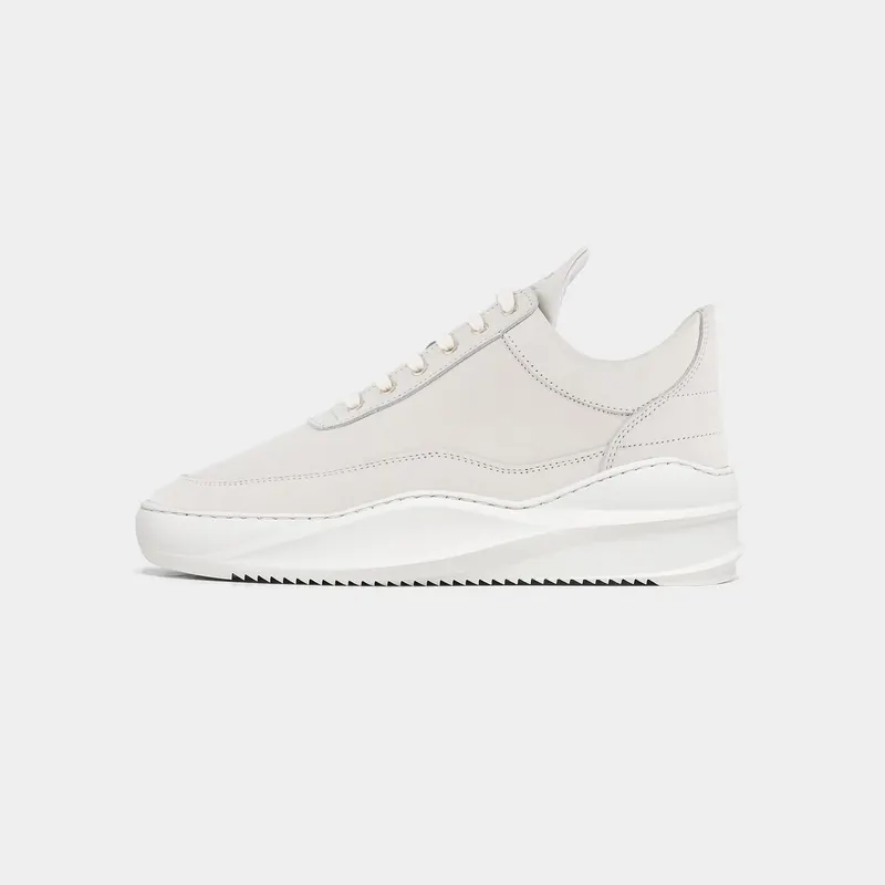 Filling Pieces Low Top Sky Matt Nubuck White