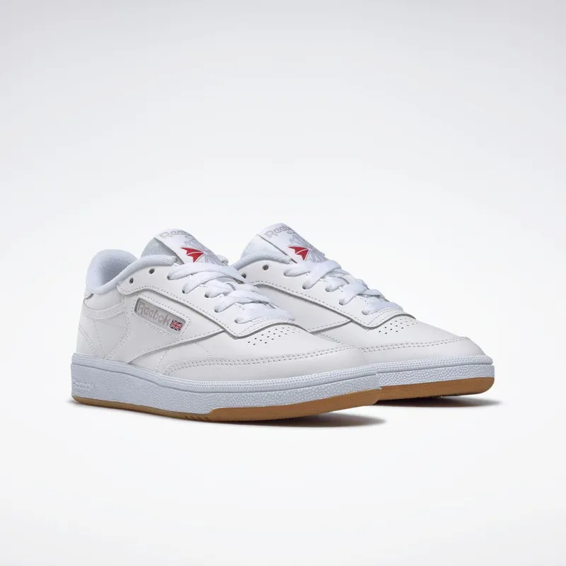 Reebok Club C 85 Schoenen White / Light Grey / Gum