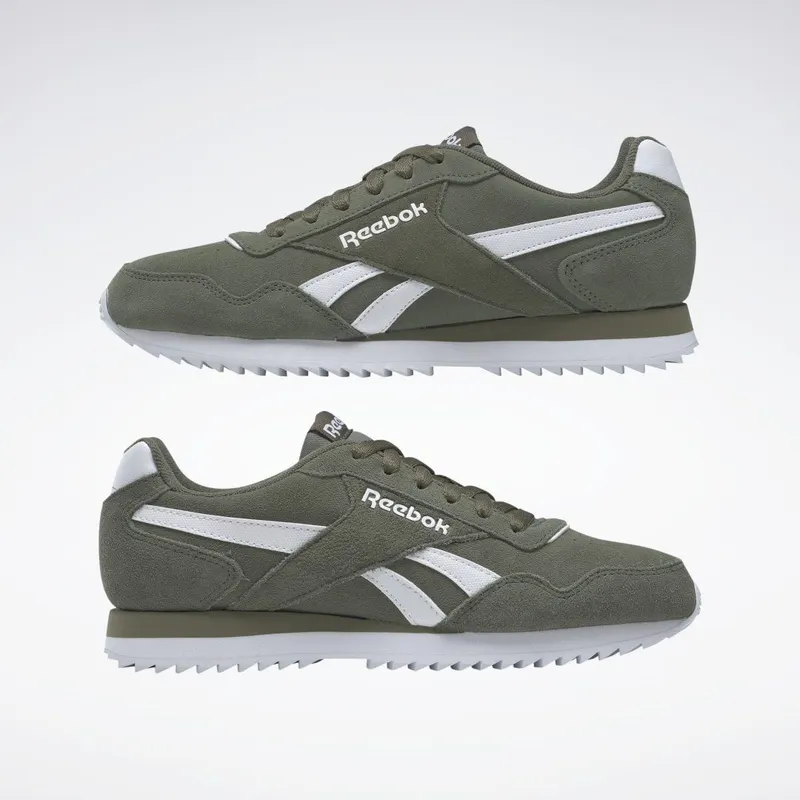 Reebok Royal Glide Ripple Hunter Green / White