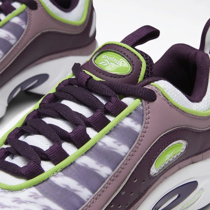 Reebok Daytona DMX II Schoenen White / Semi Solar Green / Eggplant