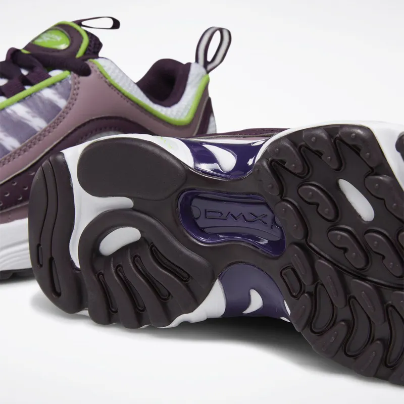 Reebok Daytona DMX II Schoenen White / Semi Solar Green / Eggplant