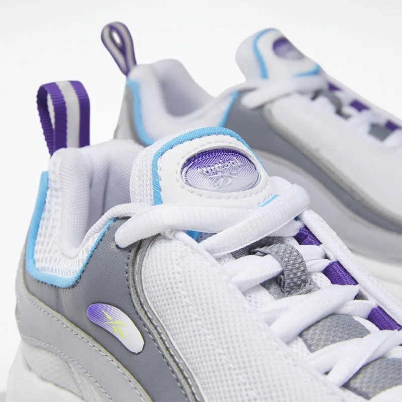 Reebok Daytona DMX Schoenen White / Regal Purple / Bright Cyan