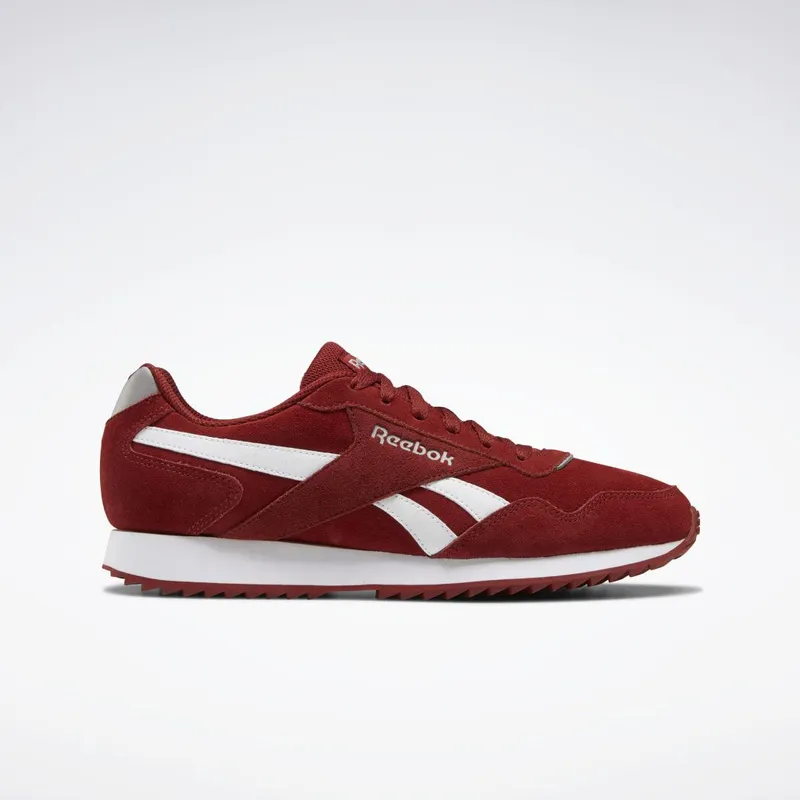 Reebok Royal Glide Ripple Schoenen Red Ember / Powder Grey / White