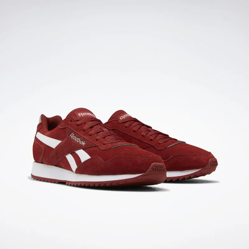 Reebok Royal Glide Ripple Schoenen Red Ember / Powder Grey / White