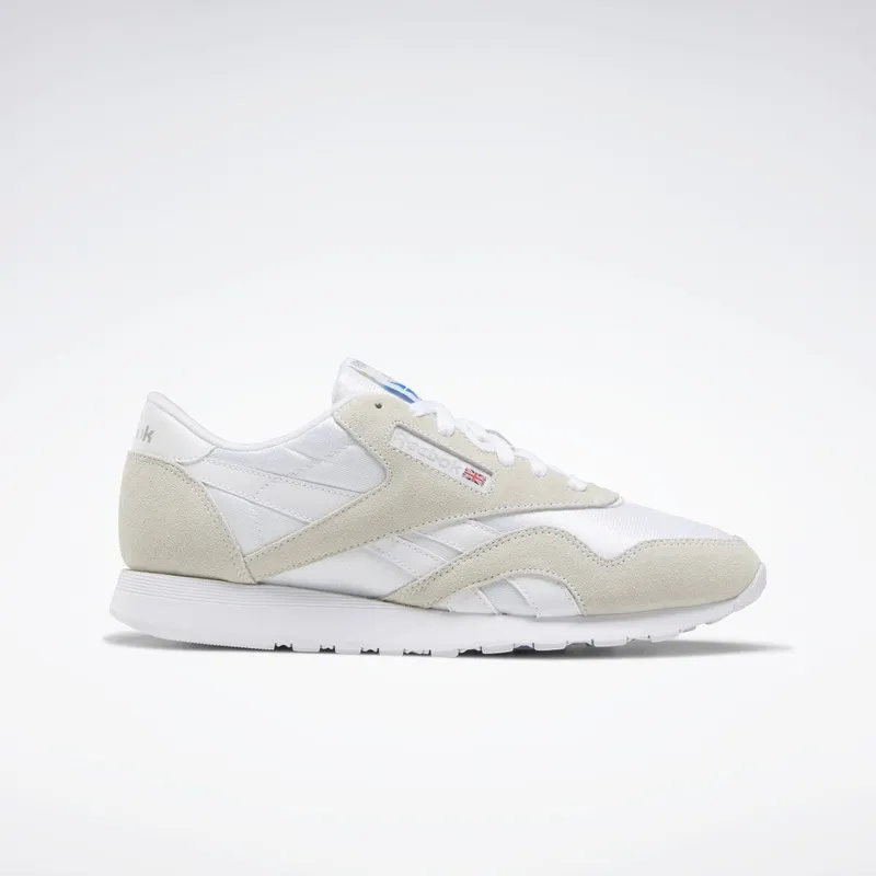 Reebok Classic Nylon Schoenen White / White / Light Grey
