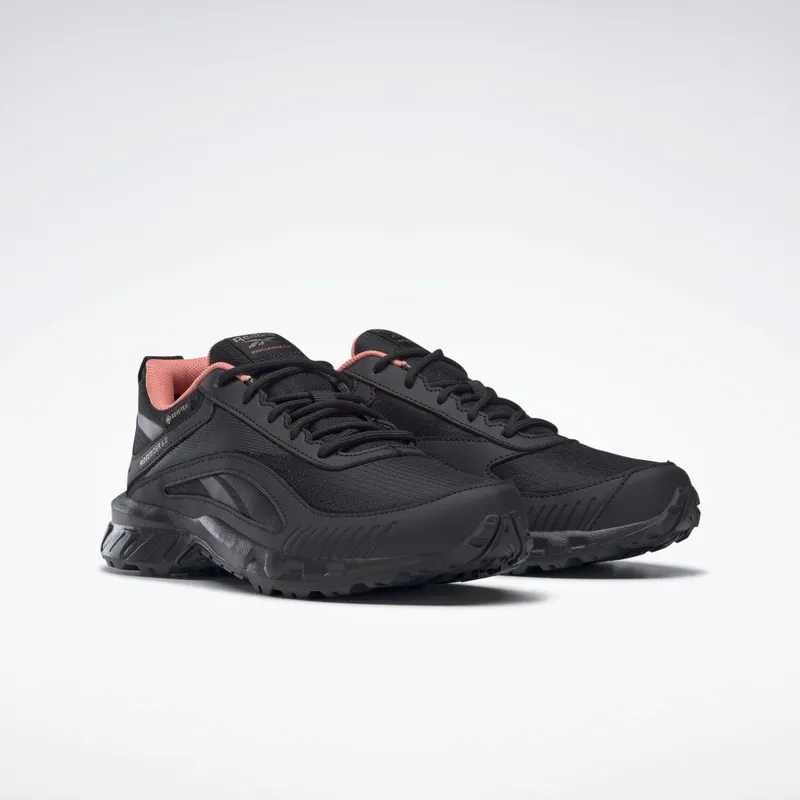 Reebok Ridgerider 6 Gore-Tex Schoenen Core Black / Twisted Coral / Tech Metallic