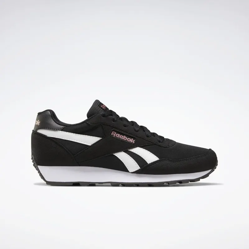 Reebok Rewind Run Schoenen Core Black / White / Blush Metal