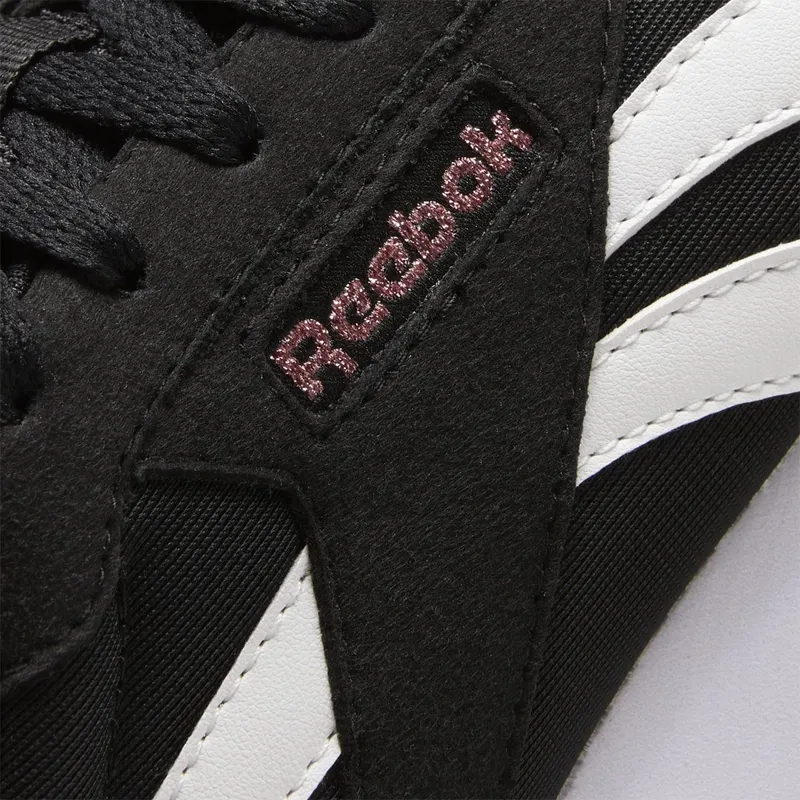 Reebok Rewind Run Schoenen Core Black / White / Blush Metal