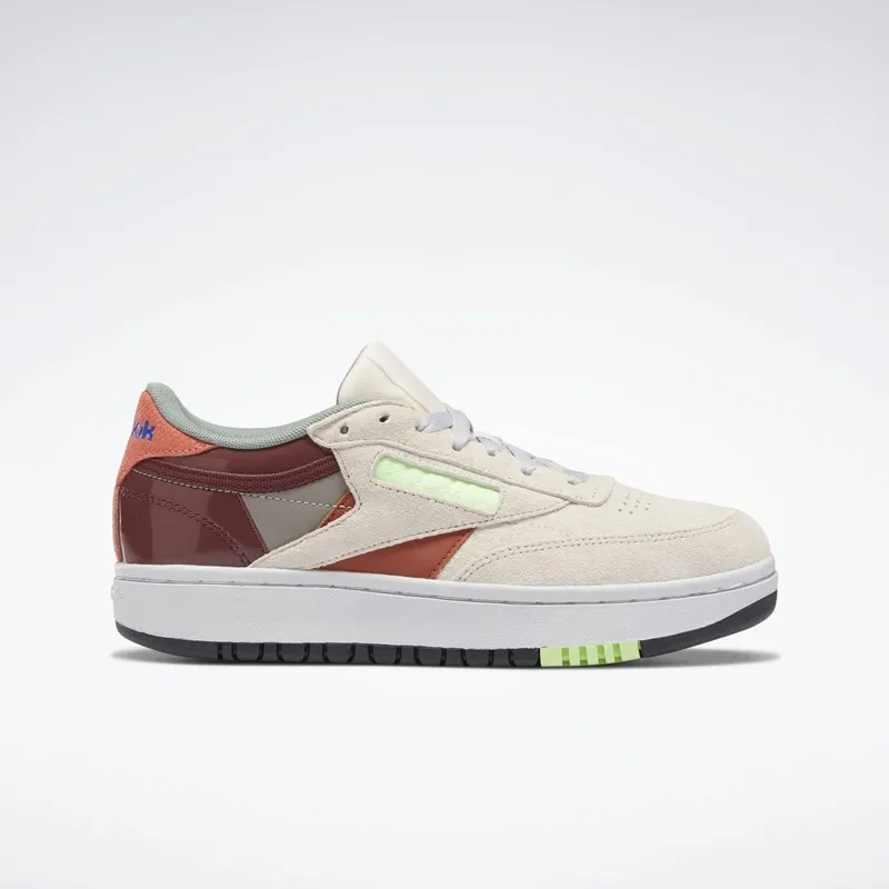 Reebok Club C Double Schoenen Ceramic Pink / Boulder Grey / Twisted Coral