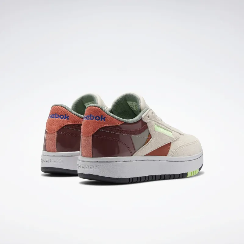 Reebok Club C Double Schoenen Ceramic Pink / Boulder Grey / Twisted Coral