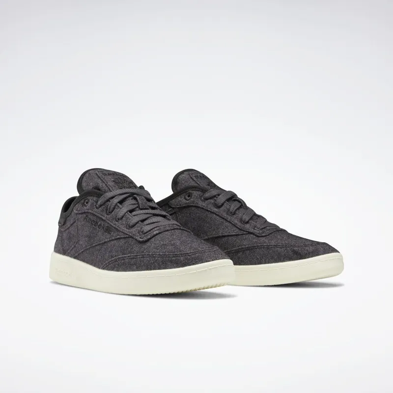 Reebok Club C Wool & Corn Schoenen Night Black / Night Black / Chalk