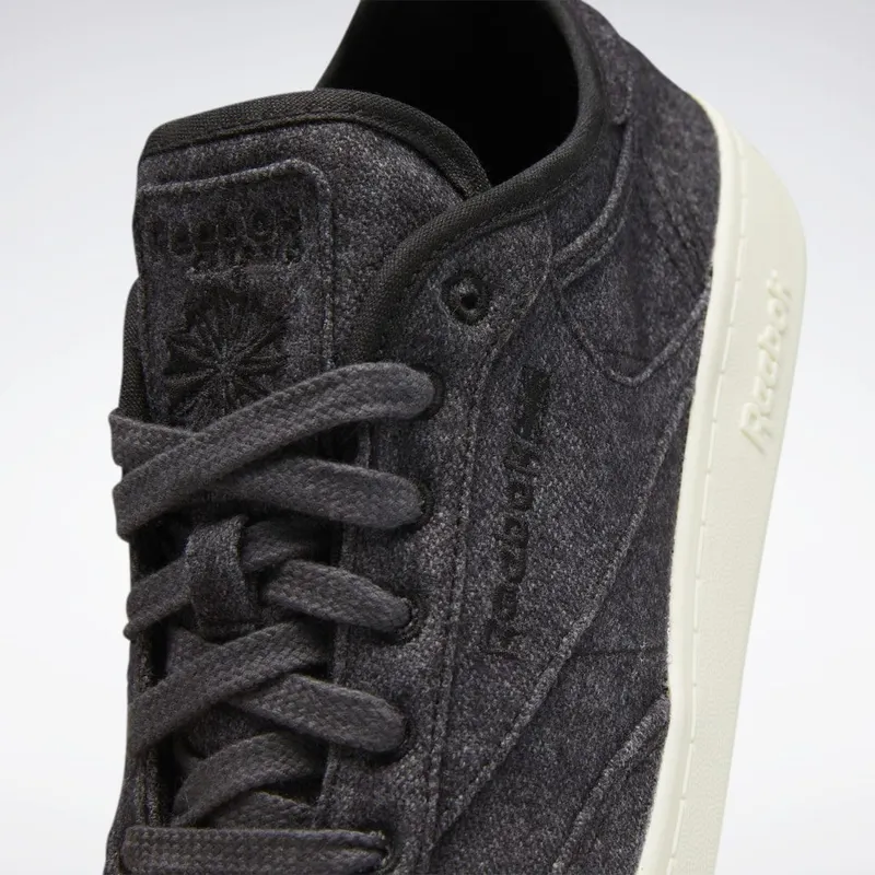 Reebok Club C Wool & Corn Schoenen Night Black / Night Black / Chalk