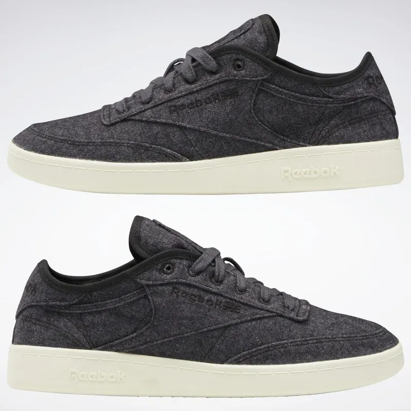 Reebok Club C Wool & Corn Schoenen Night Black / Night Black / Chalk