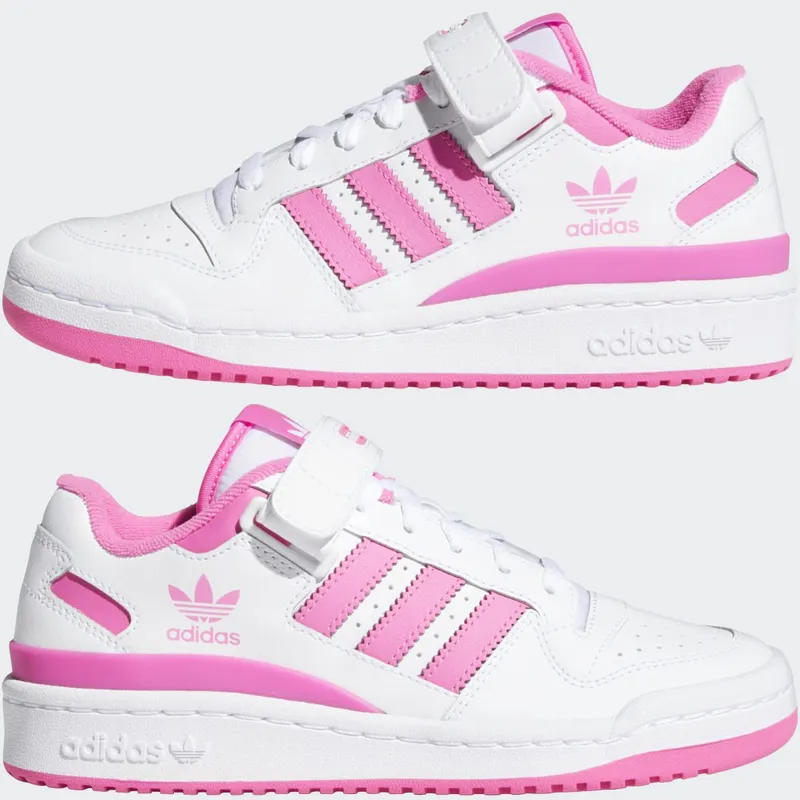 adidas Forum Low Cloud White / Screaming Pink / Cloud White (FY7967)