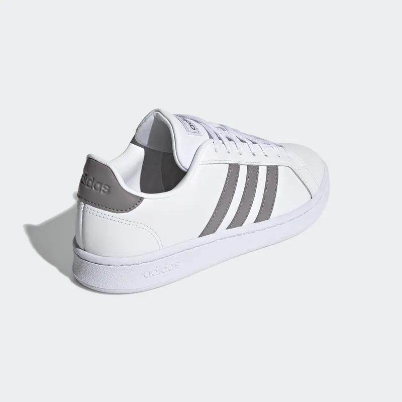 adidas Grand Court Dove Grey / Bright Yellow / Champagne Met. (FY8931)