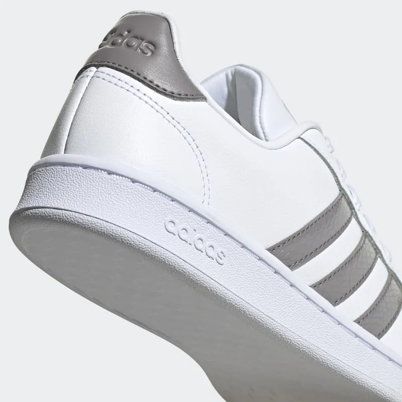 adidas Grand Court Dove Grey / Bright Yellow / Champagne Met. (FY8931)