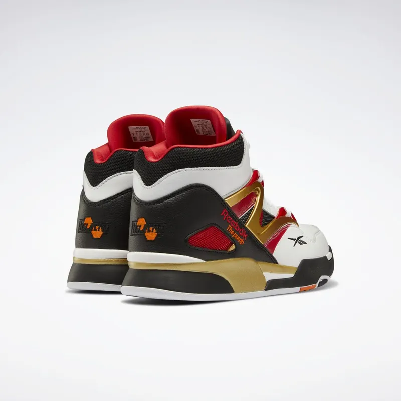Reebok Pump Omni Zone II Schoenen Cloud White / Black / Vector Red