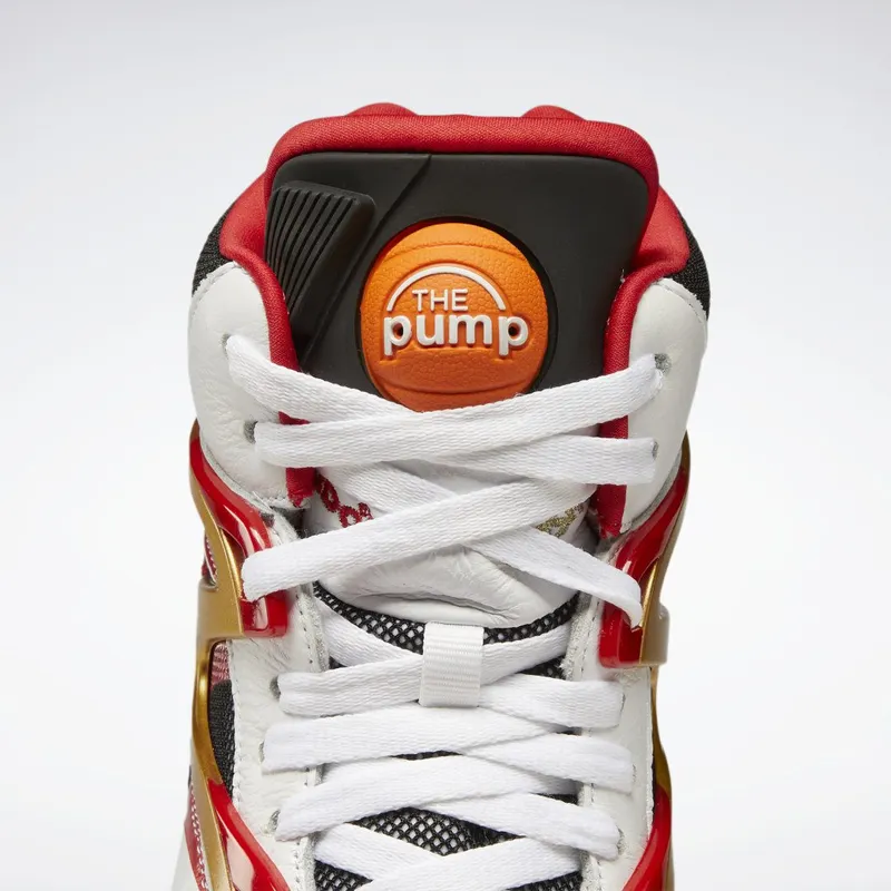 Reebok Pump Omni Zone II Schoenen Cloud White / Black / Vector Red