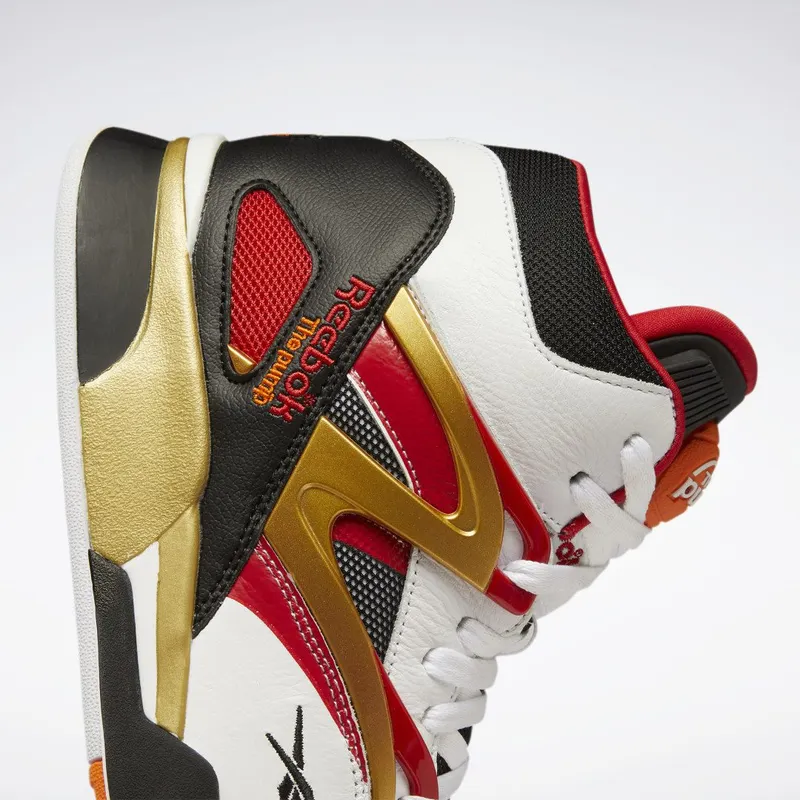 Reebok Pump Omni Zone II Schoenen Cloud White / Black / Vector Red