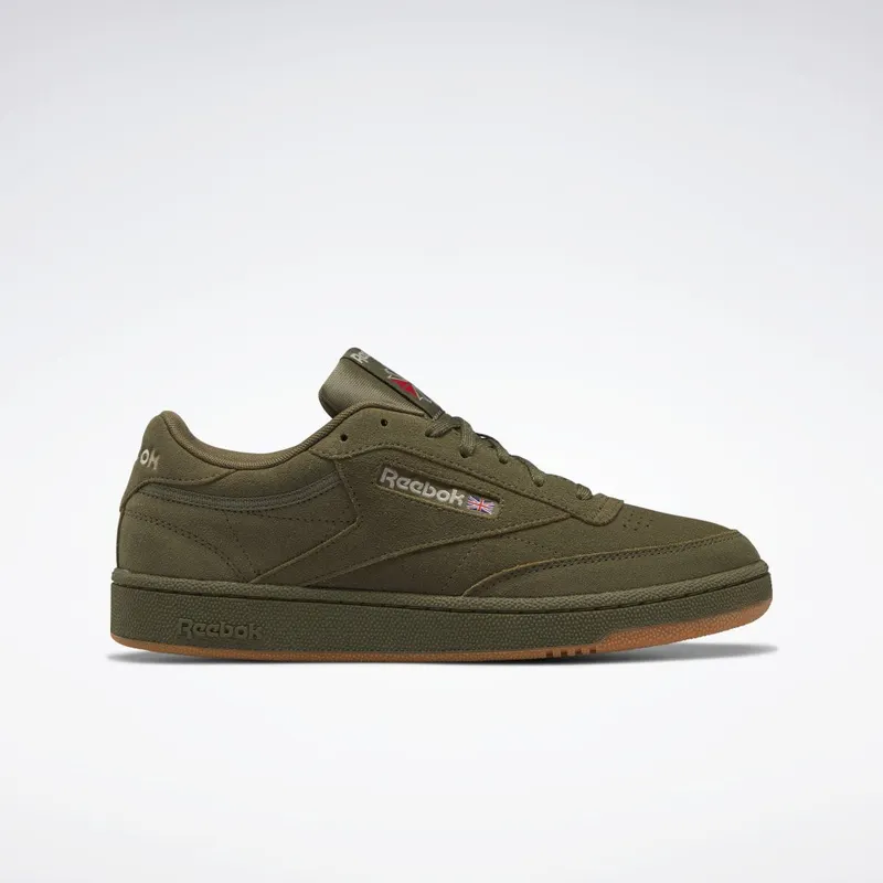 Reebok Club C 85 Schoenen Army Green / Modern Beige / Reebok Rubber Gum-03